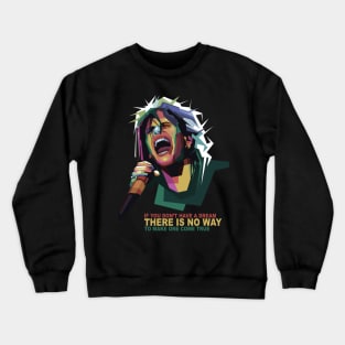 Rockstar Quotes Crewneck Sweatshirt